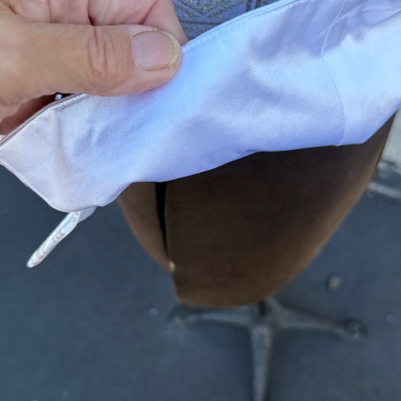 Geometric Pattern Strapless Top - Picture 3 of 3